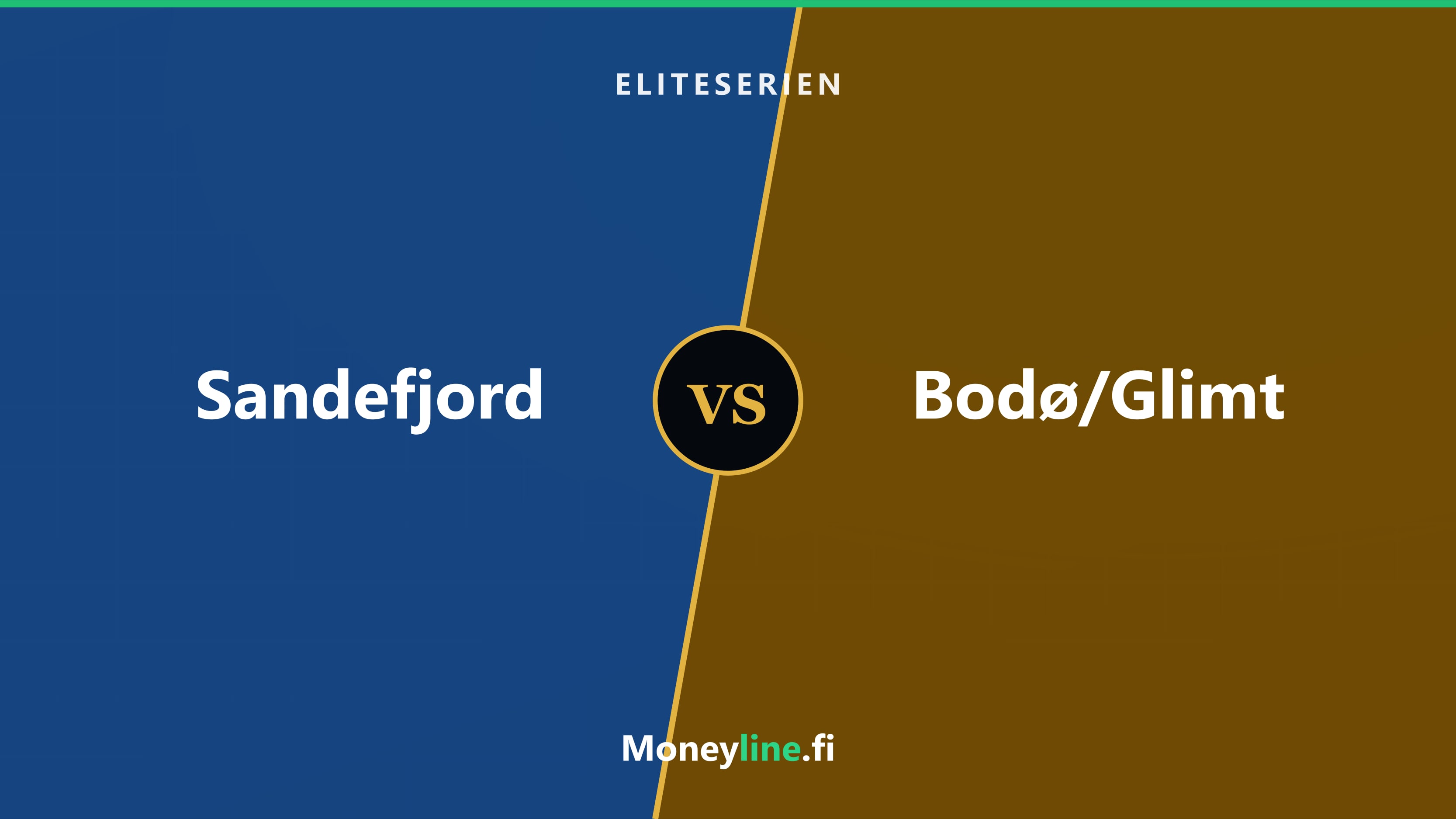Sandefjord–Bodø/Glimt Eliteserien-ottelun ennakkografiikka